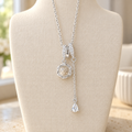 Raindrop Pet Fur Keepsake Necklace
